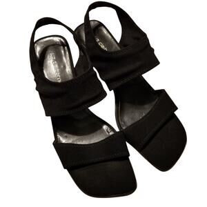 Liz Claiborne Black Heel Shoes Strappy Size 10M